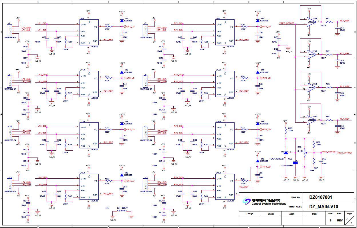 콘트롤 부 회로도(3/4)