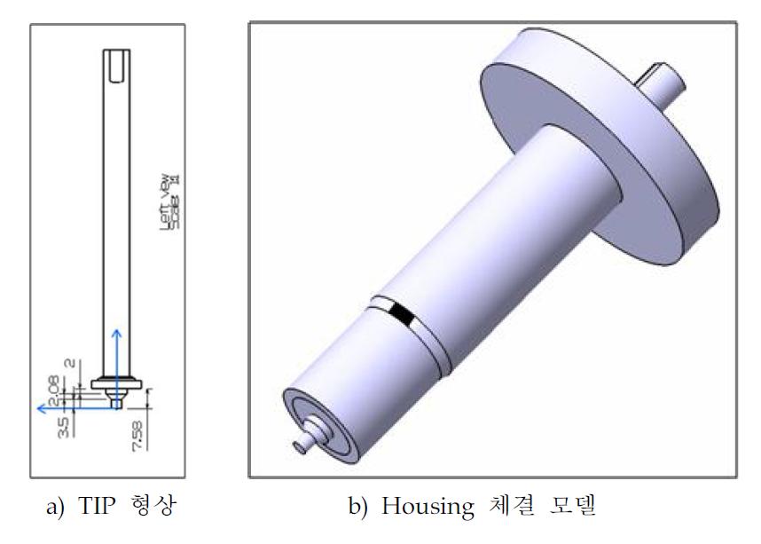 베어링 마찰교반을 위한 Tip 설계 형상 및 Housing 체결 모델