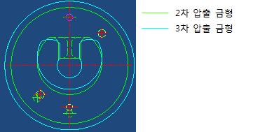 3차 5인치 1 Porthole 압출금형의 수정내용