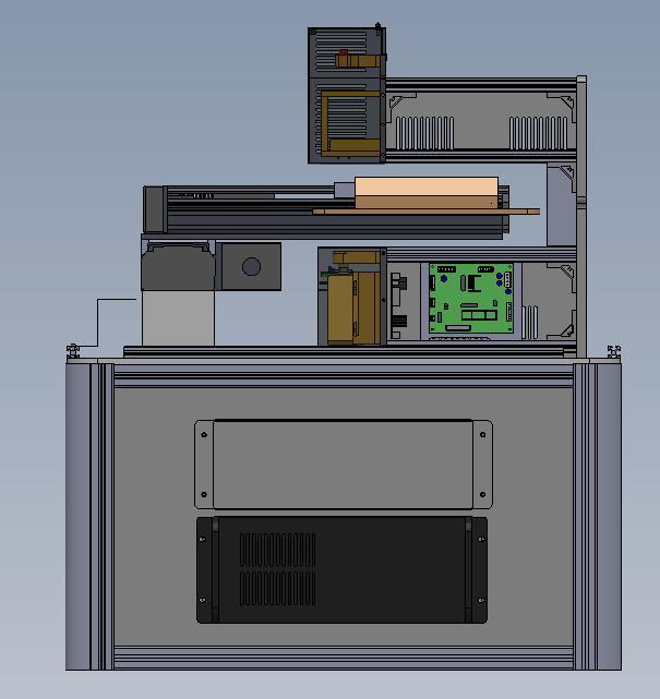 2차 시작품 3D모델링 우측면도