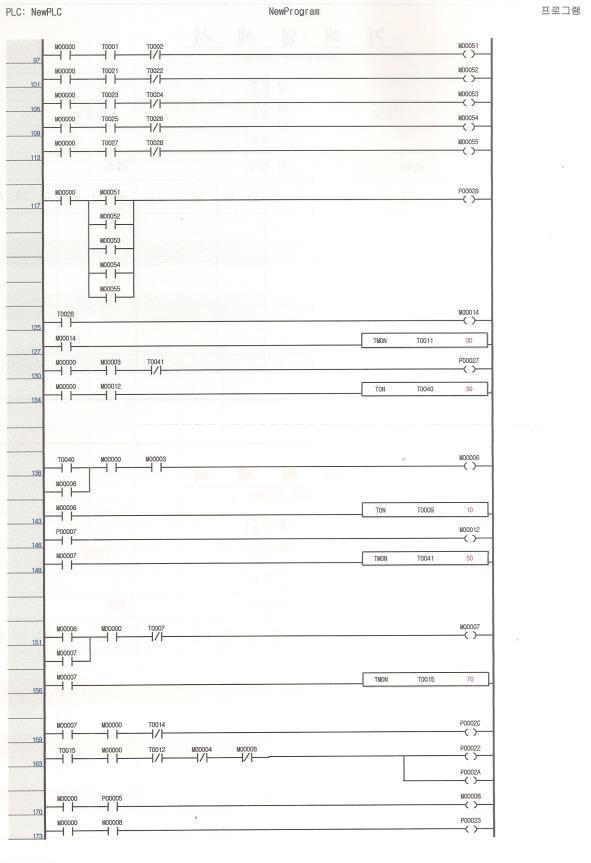 슬러지이송 자동화 장치 전기도면 3