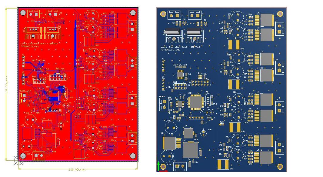 기립부 PCB 레이아웃