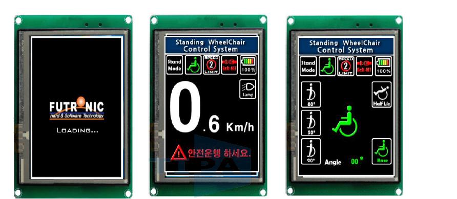 사용자제어부 3.5“ LCD 및 UI