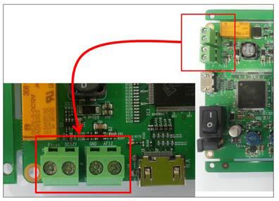 DFD-100 Board Camera 연결 Connector