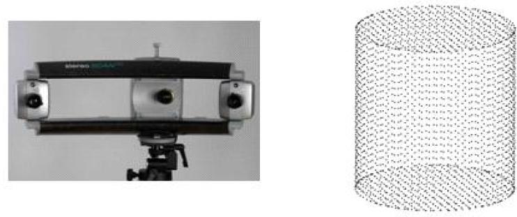 3차원 스캐너 (3D Scanner) Head와 scan data의 분포