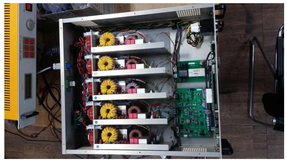 병렬운전방식 원격 동기형 정류기 (60V 50A) 내부