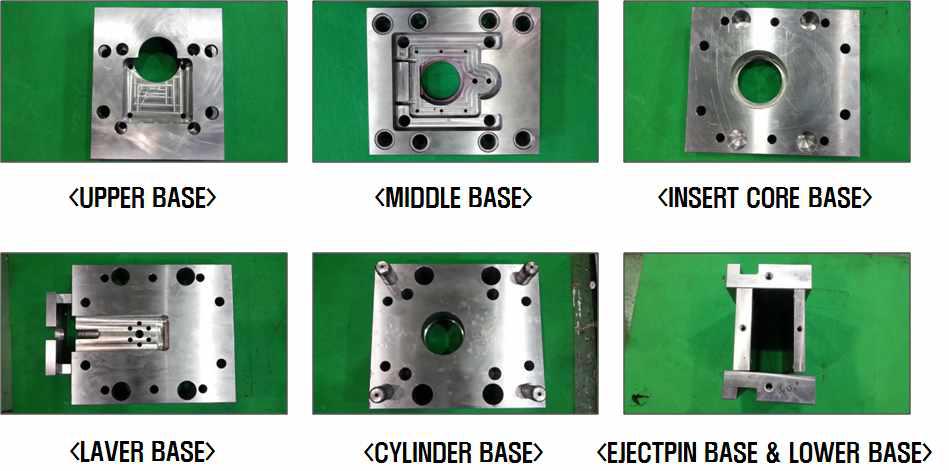 고밀도 로터 제작을 위한 다이캐스팅 금형 몰드베이스