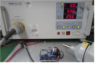 통신노드 ESD Test 사진