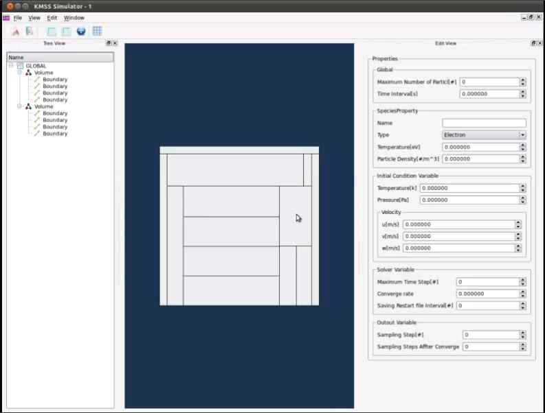 GUI example for CAE S/W