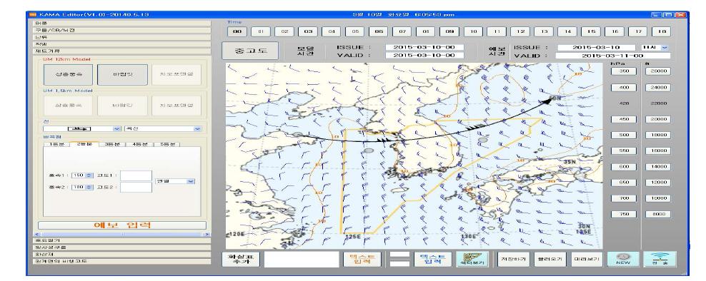 High Level SIGWX (Jet stream).