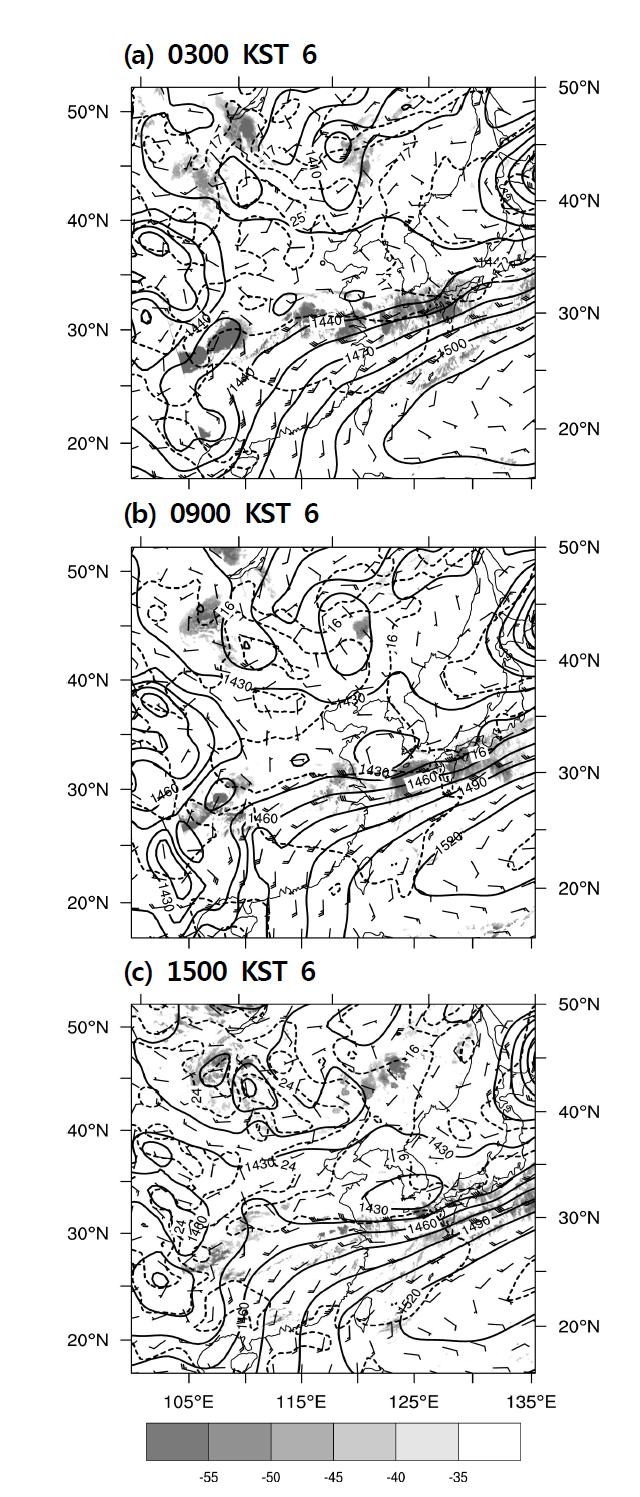 Same as Fig. 3.2.23 except for 0300 KST 6 – 1500 KST 6 July 2007 (R3-CC29).