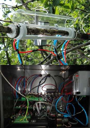 Development of canopy branch chamber system in the field (“식물의 가지 호흡속도 측정용 자동 챔버 시스템”개발