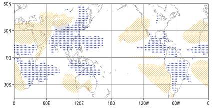 Global monsoon precipitation domain referred by Wand et al., (2012)