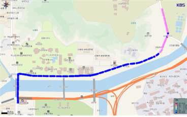 측정5 MSC EFR 표시 (루트1 상행)