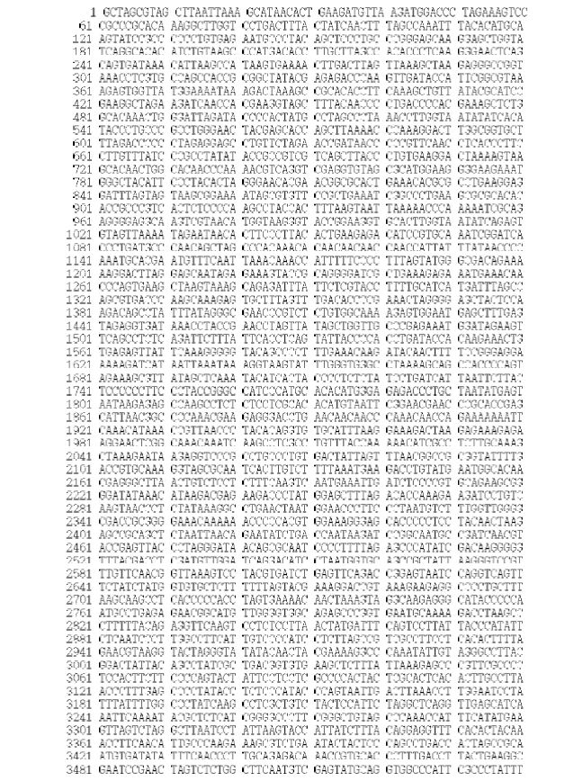 Figure 1. Sequences of the mitogenome of S. hubbsi (GenBank Accession No. KJ525745)