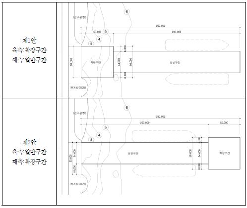 평면배치안 검토