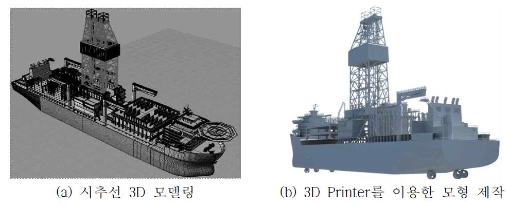 시추선 3D모델링 및 3차원 프린팅에 의한 축척모델