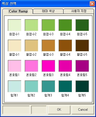 색상선택 – Color Ramp