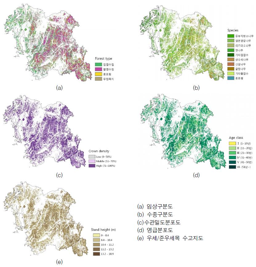 설명변수의 지도화