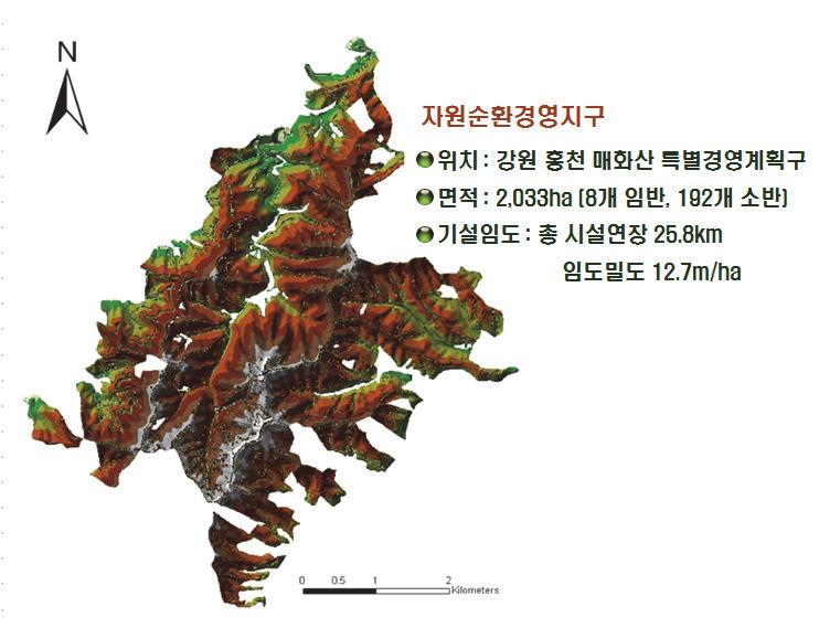 대상지(홍천 매화산 자원순환경영지구)