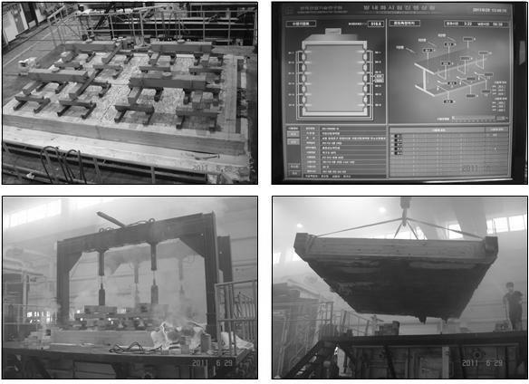 목조바닥 구조체의 내화성능 시험 과정