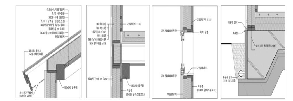 단열성능 향상 및 열교 최소화를 위한 상세설계