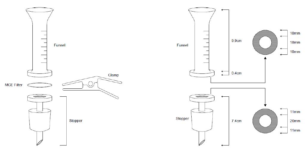 Diagram for filter holder