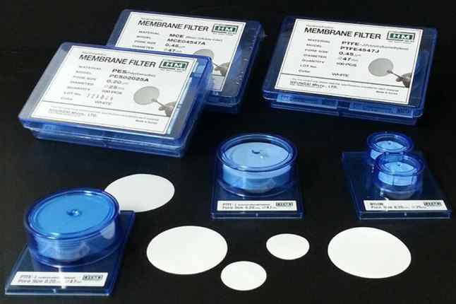 PTFE membrane filters