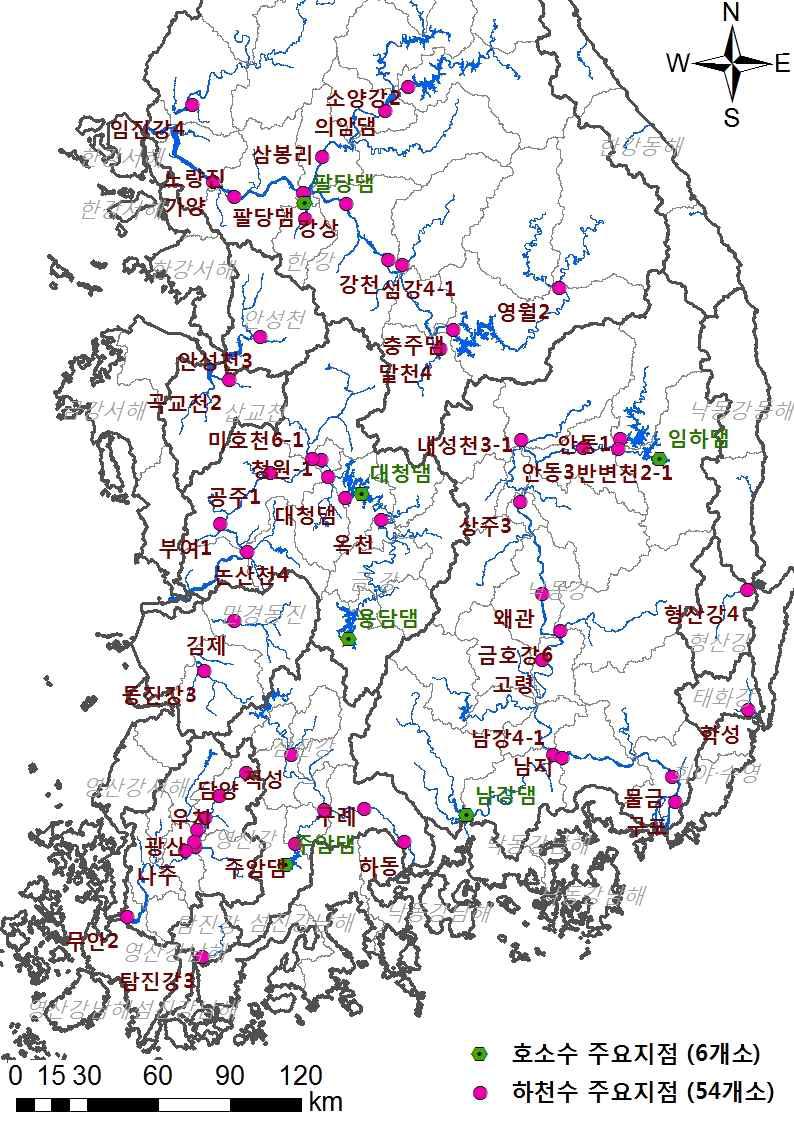 전국 공공수역 방사성물질 측정망