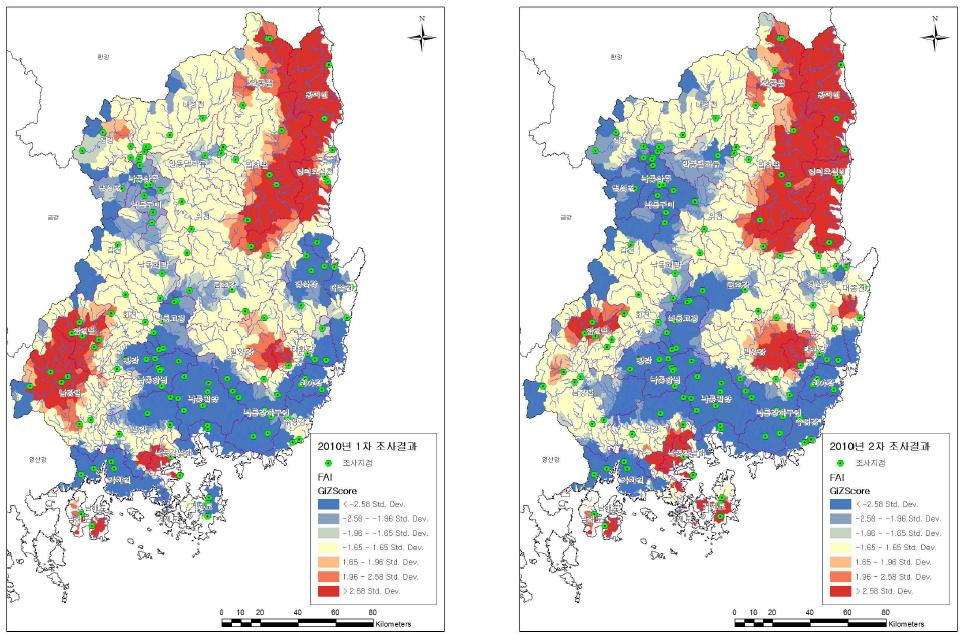 FAI Hotspot 분석결과(2010)