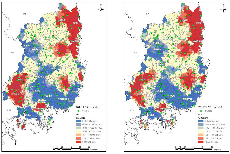 FAI Hotspot 분석결과(2011)