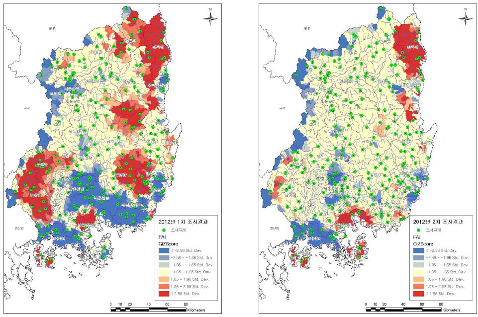 FAI Hotspot 분석결과(2012)