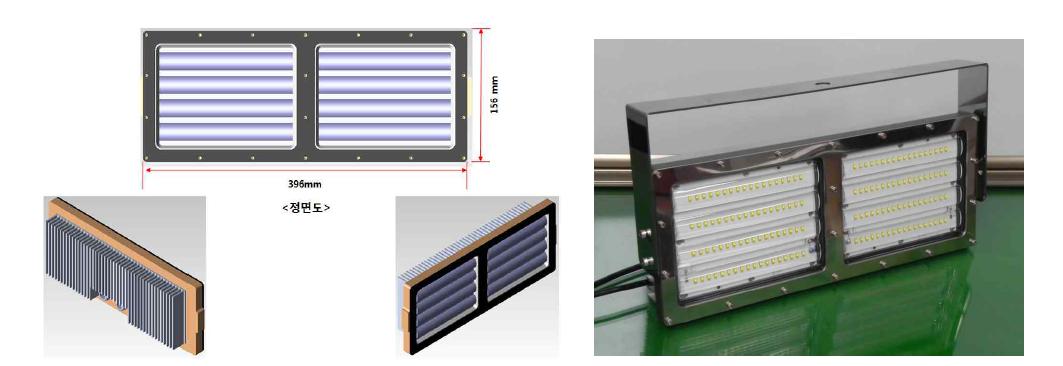 240W LED 집어등 시제품.