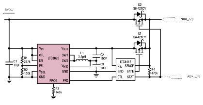 Circuit diagram for capacitor.