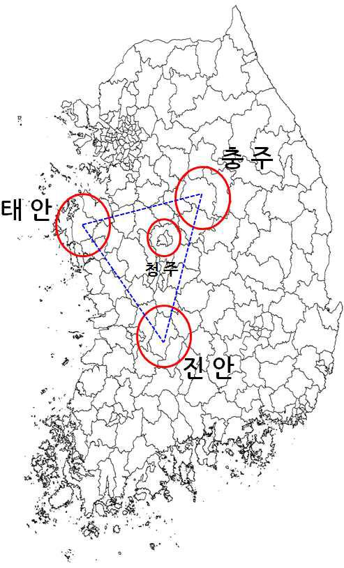 털진드기 채집기 설치지역