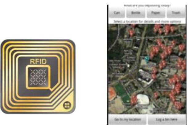 GPS, RFID 등의 기술과 융합한 재활용 시스템 구축