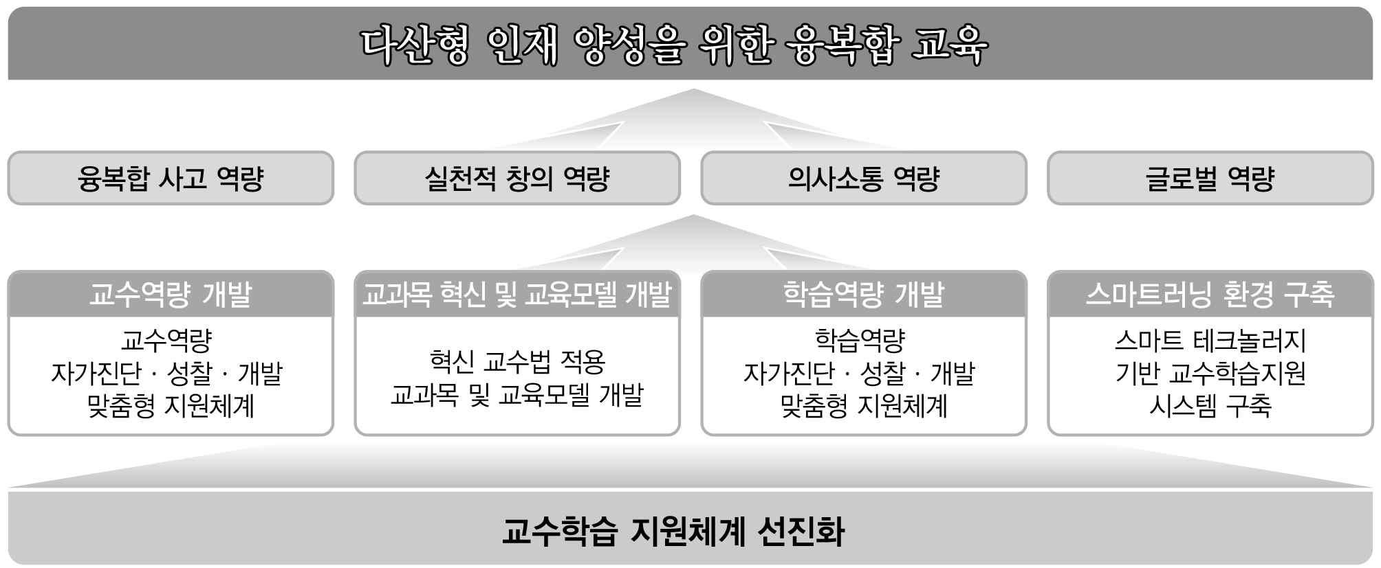 교수–학습지원 체계 선진화 사업 체계