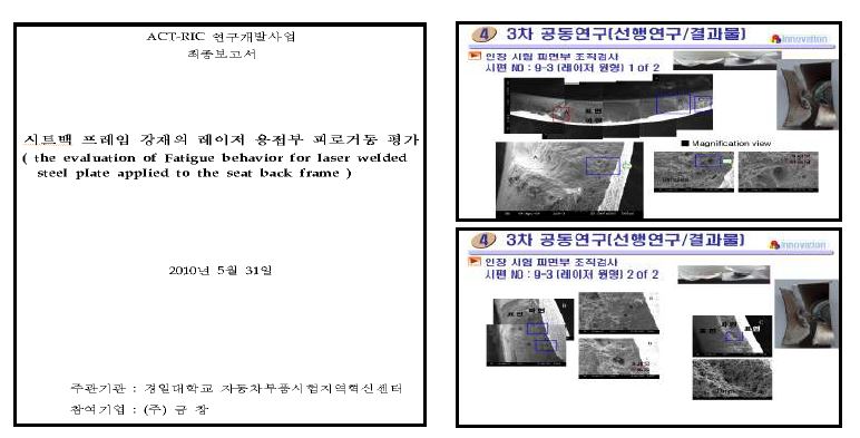 제3차 경일대학교 ACT-RIC 3차 공동연구(2009-2010)