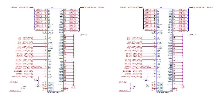 DDR2 SDRAM 회로