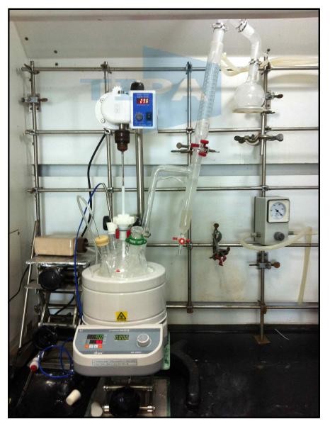 Photograph of Lab-scale Catalytic Reaction System