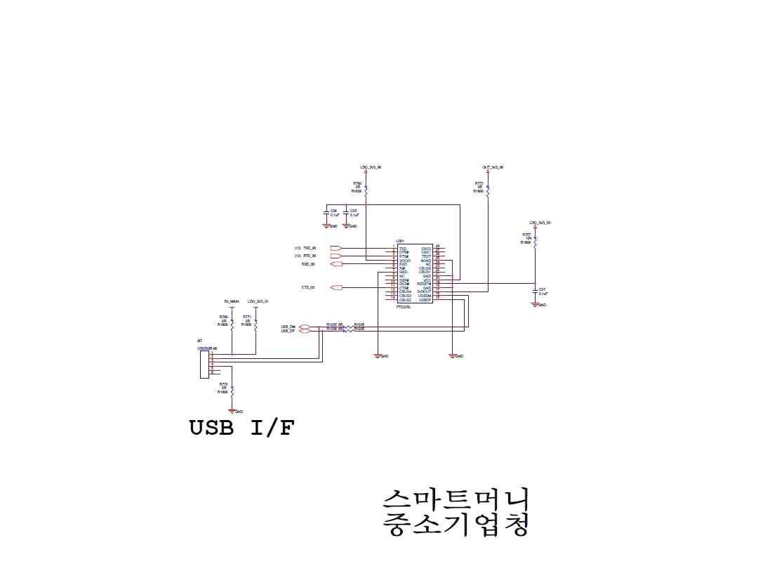 USB I/F 회로도