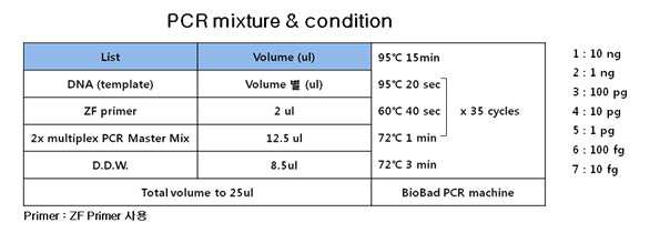 PCR 반응 조건과 반응 시간