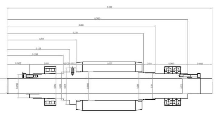 Layout design of the spindle system