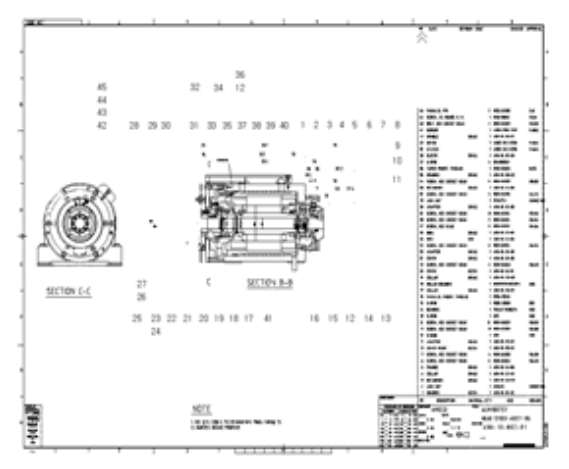 Schematic diagram of the spindle system