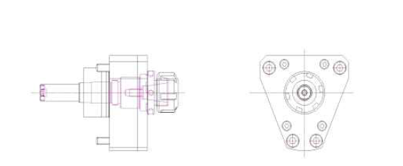 X-axis milling unit