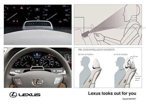 Lexus 차량에 장착된 졸음인식