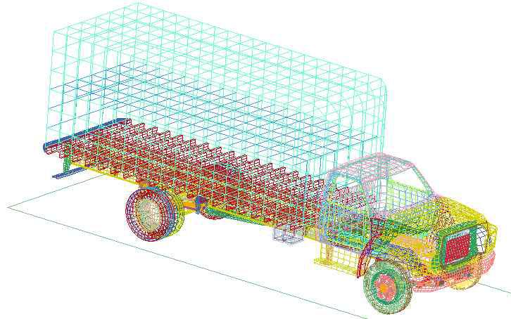 트럭의 FEM모델