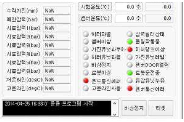 이상 상태 알람 UI