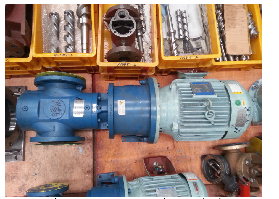 Sample Screw Pump 및 7.5kW 전동기