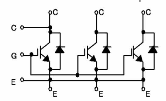 IGBT Module 내부 회로도